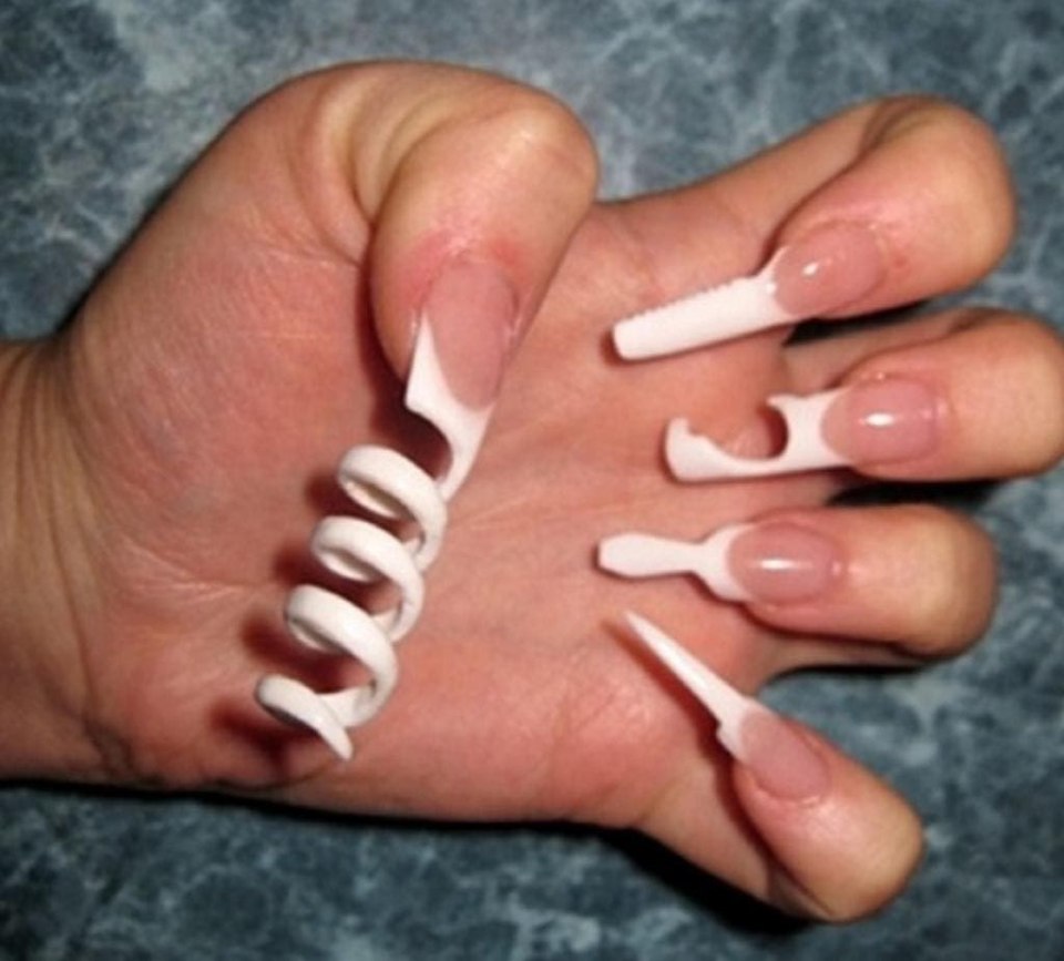 Некрасивые ногти маникюр