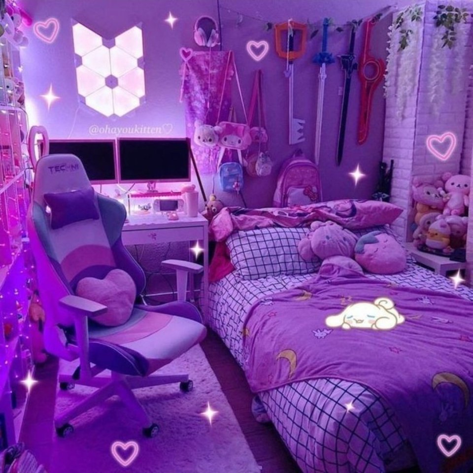 Розовая комната для подростка