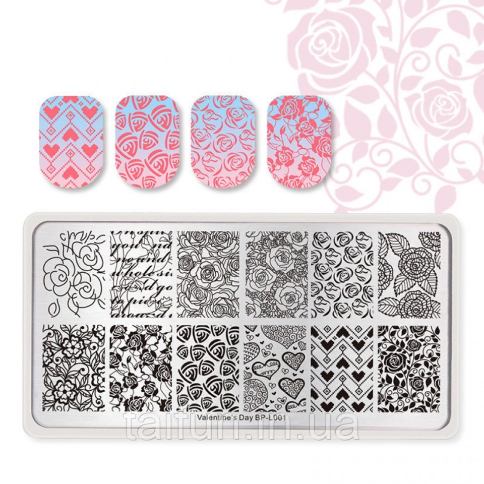 Пластины born pretty Valentine's Day BP-l001