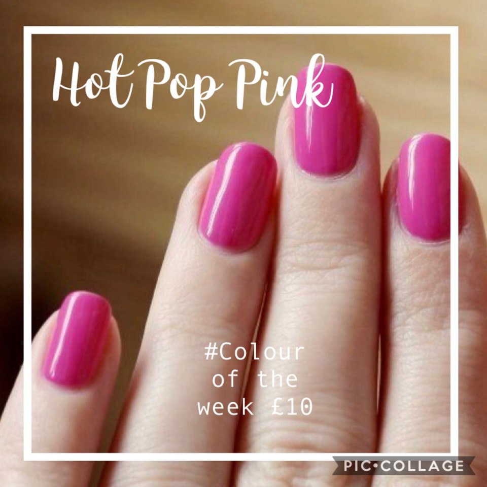 Шеллак CND hot Pop Pink