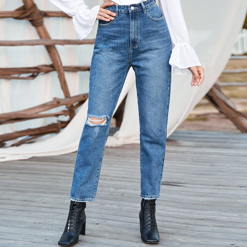 Mom Slim Fit джинсы