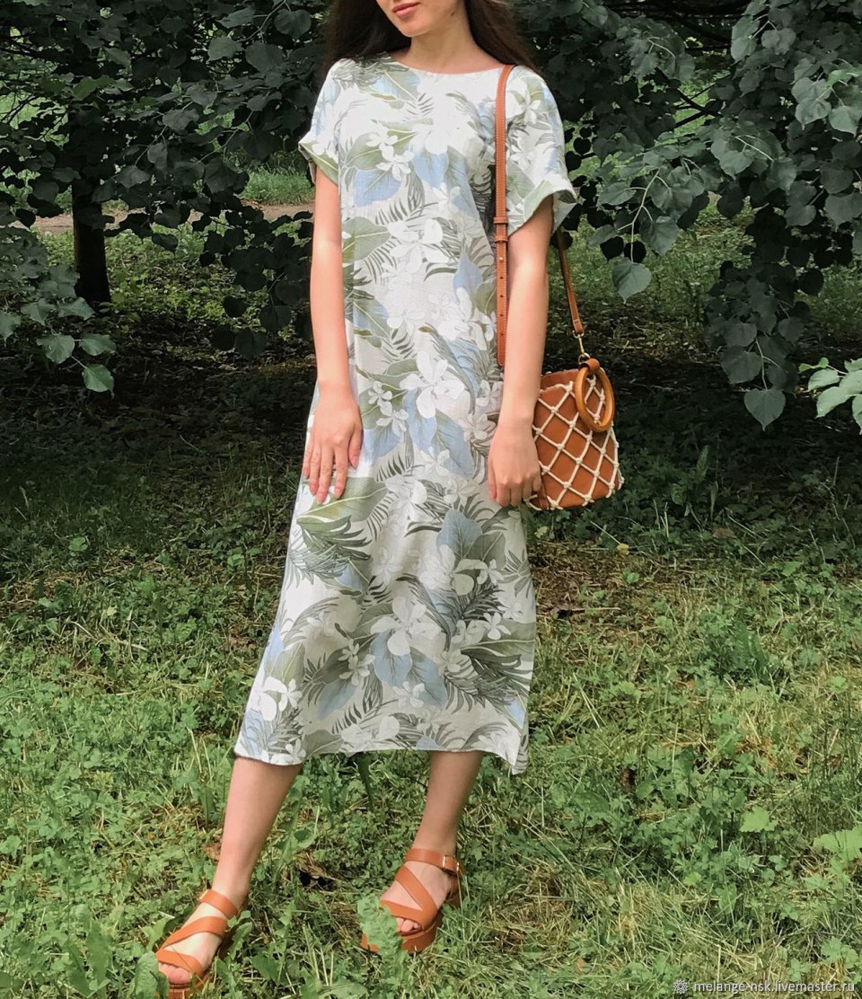 Льняные летние платья