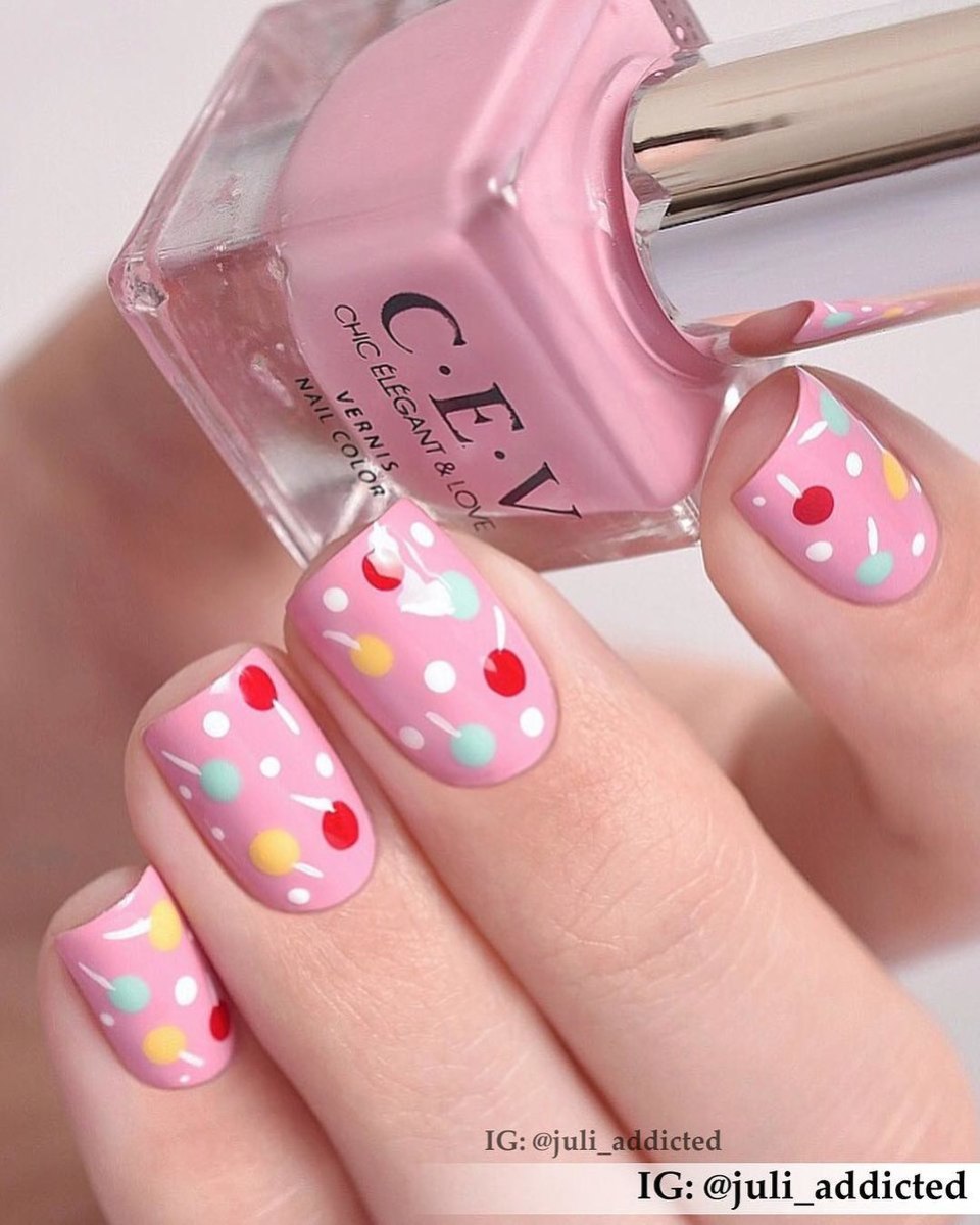 Ногти Карамельки