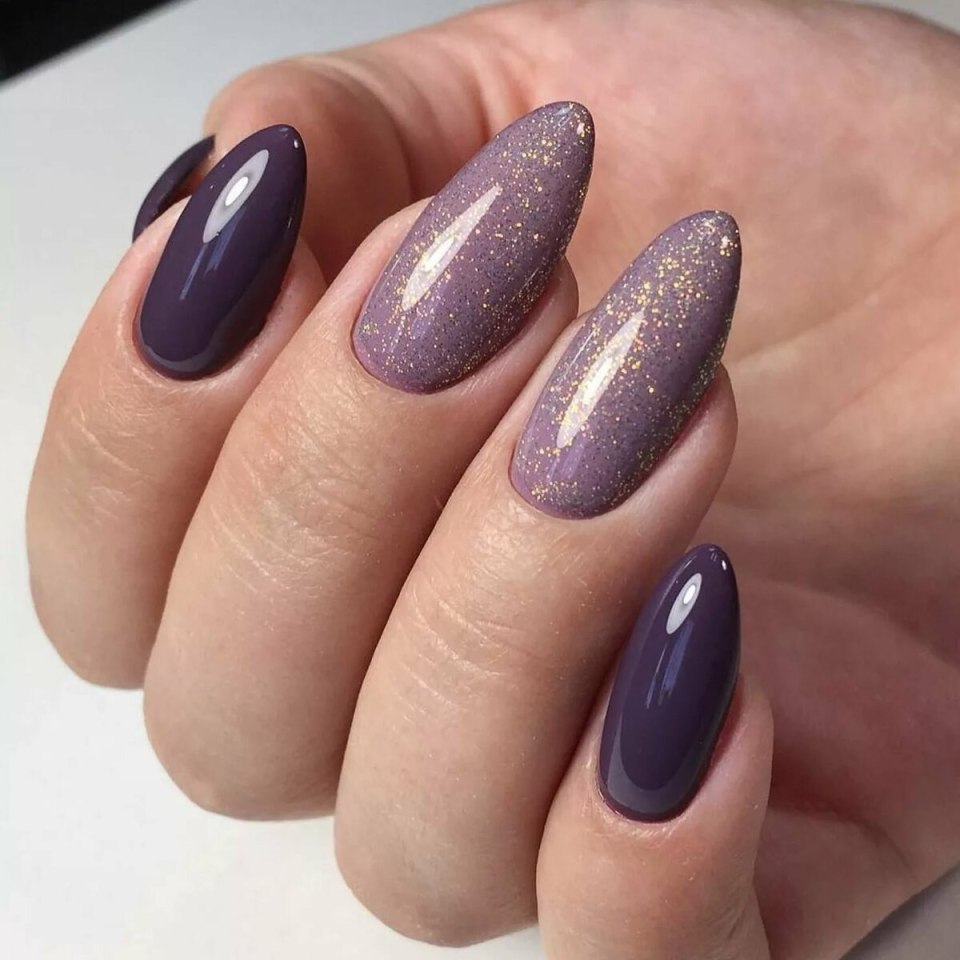 Essie Gel темно лиловый