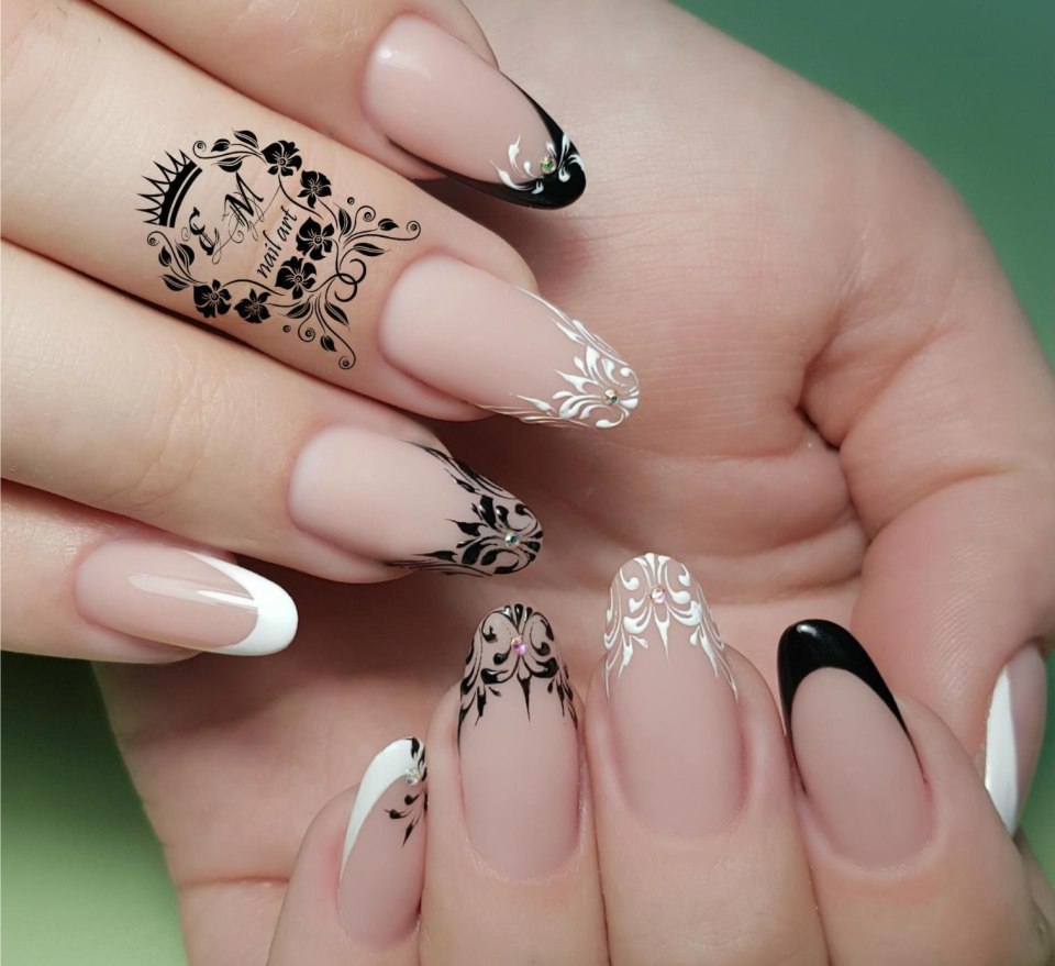 Прозрачные ногти