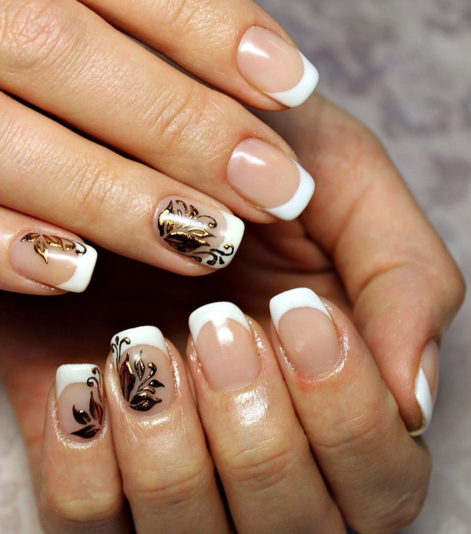 Свадебный френч миндаль