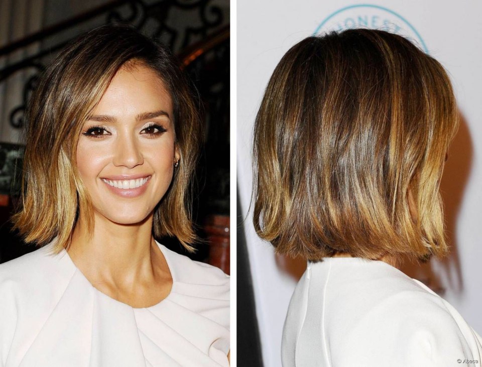 Jessica Alba короткая стрижка