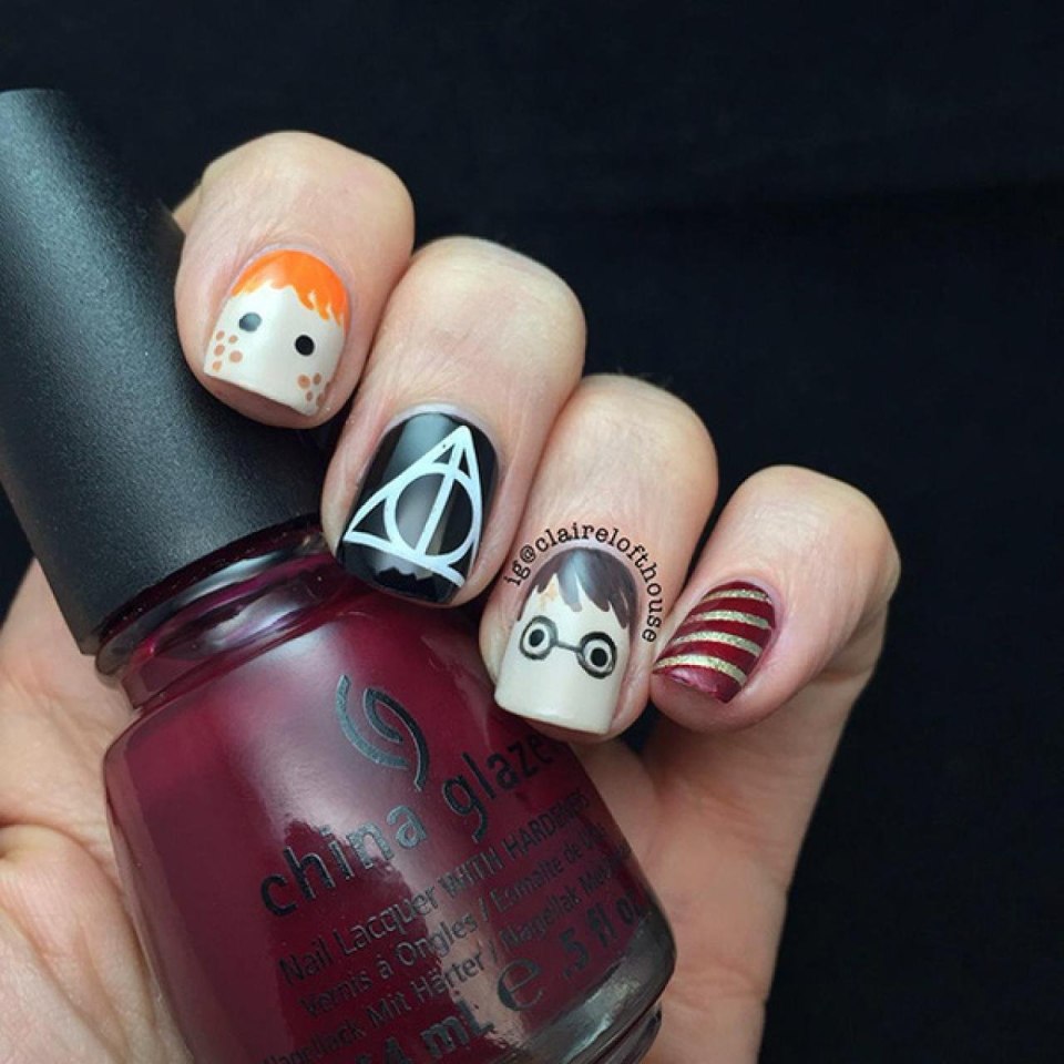 Маникюр Harry Potter