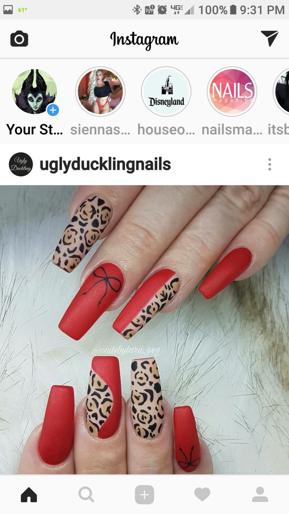 Стильные длинные ногти