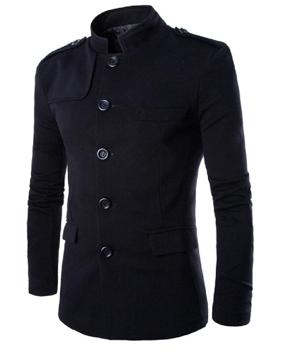 Zara men блейзер воротник стойка