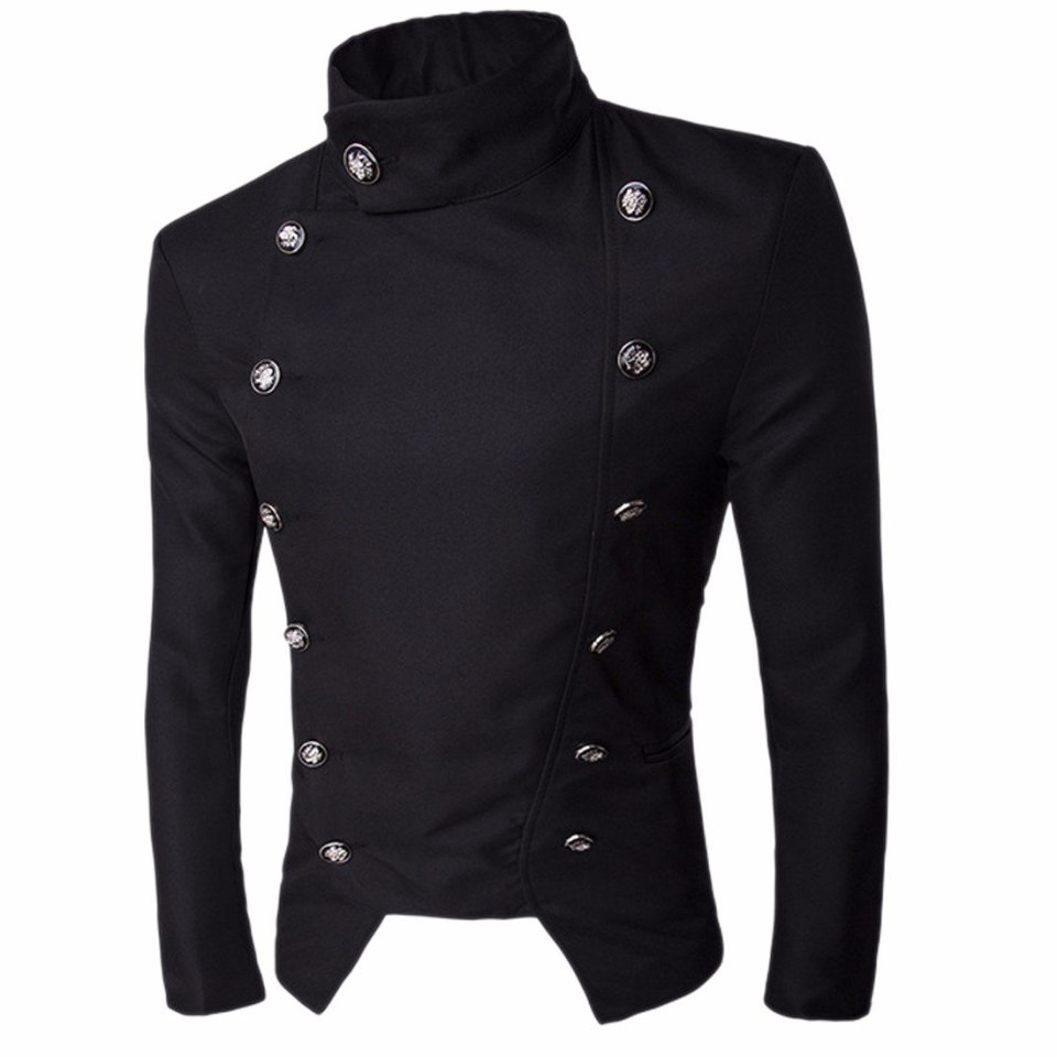 Zara men блейзер воротник стойка