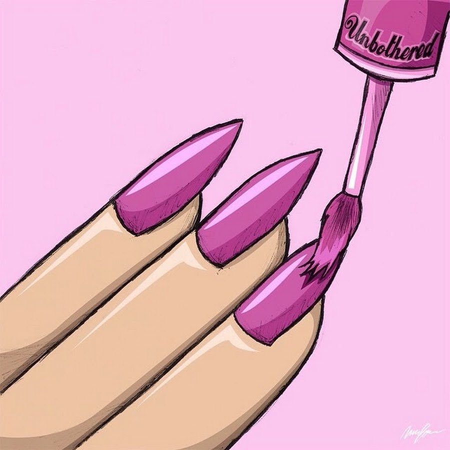 Распечатка ногтей для рисования