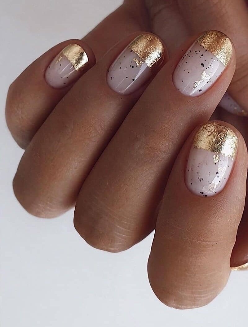 Маникюр базой для френча