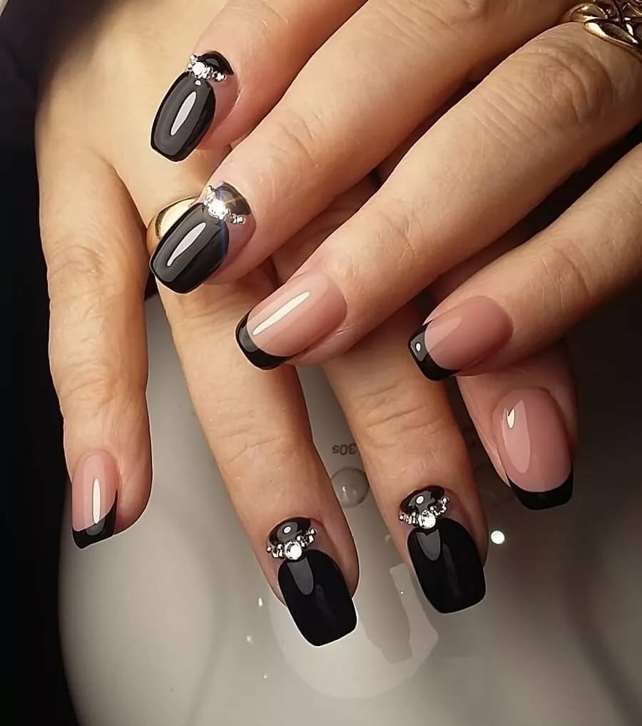 Черный френч