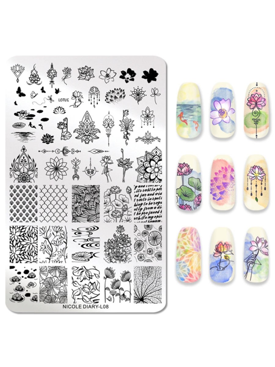 Nicole Diary пластины для стемпинга ND l38