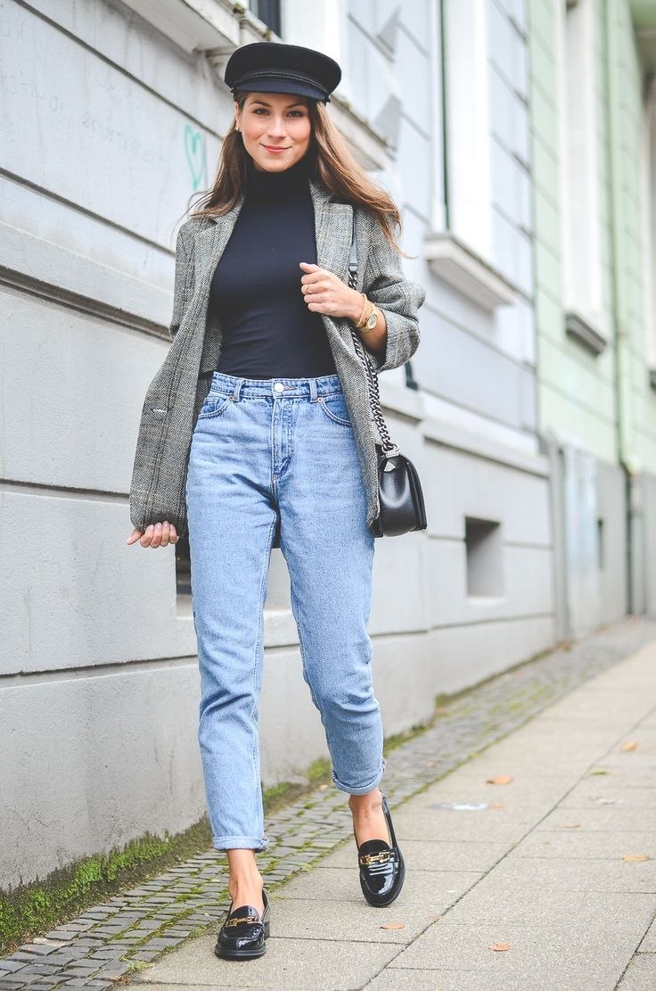 Denim Trench Coat стрит стайл