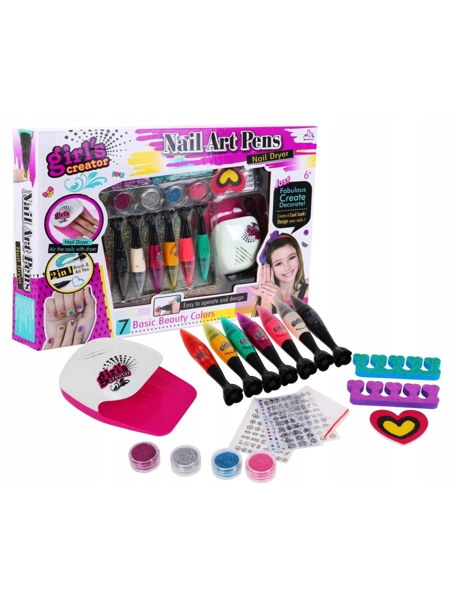 Маникюрный набор для девочек "Nail Glam Salon" сертификат