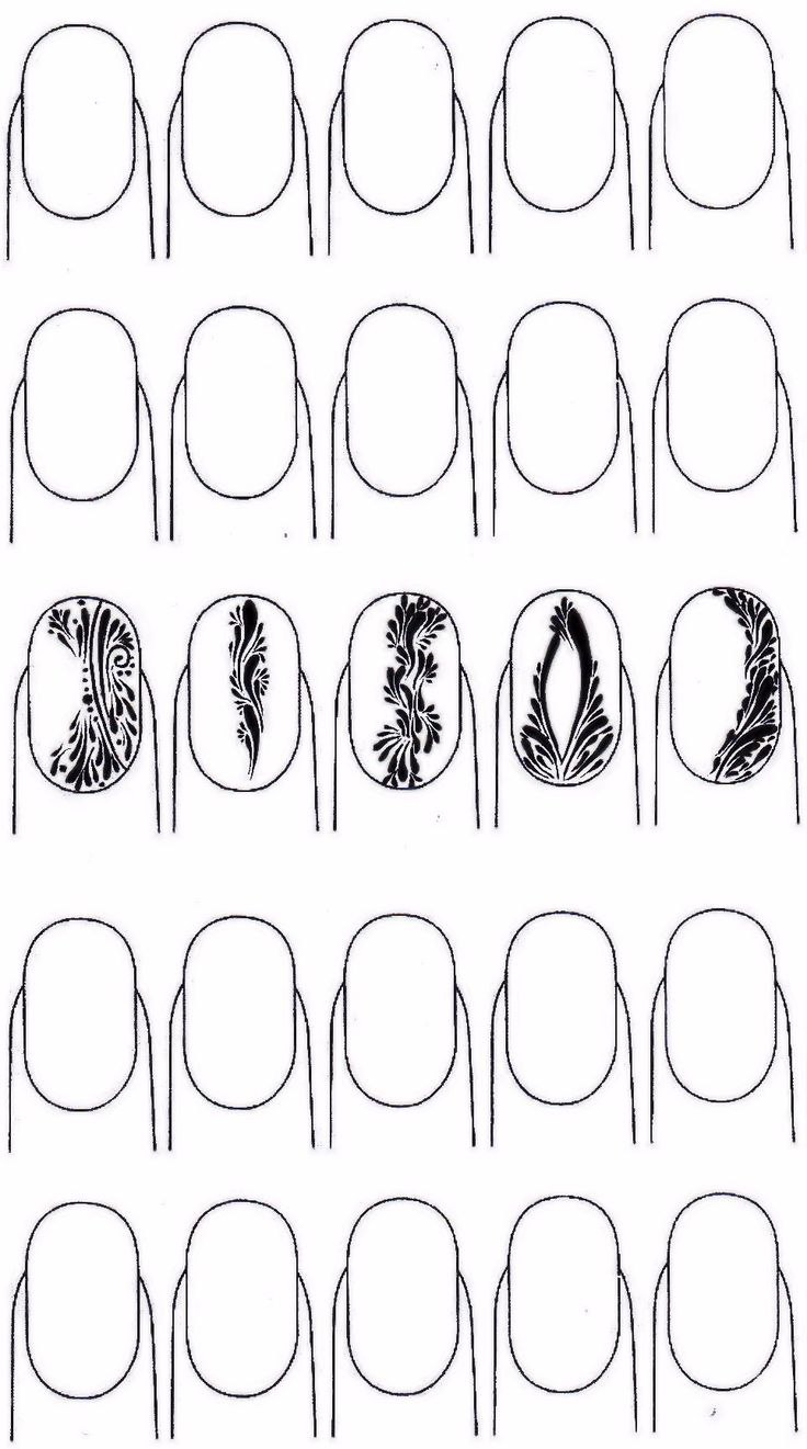 Форма ногтей для рисования