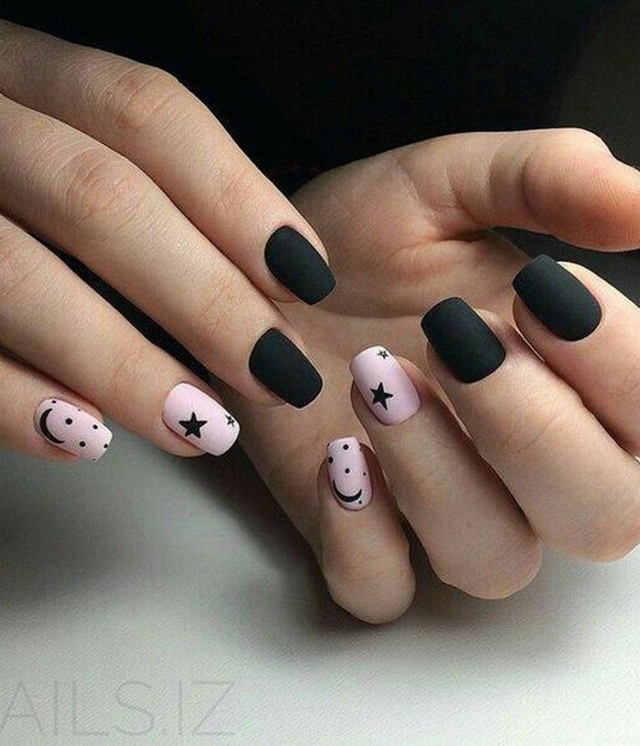 Модные ногти для подростков матовые