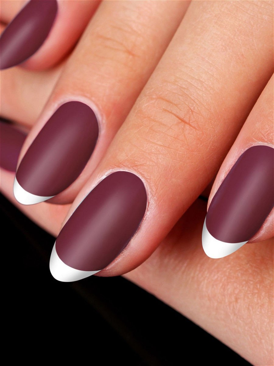 Зигзаги на ногтях