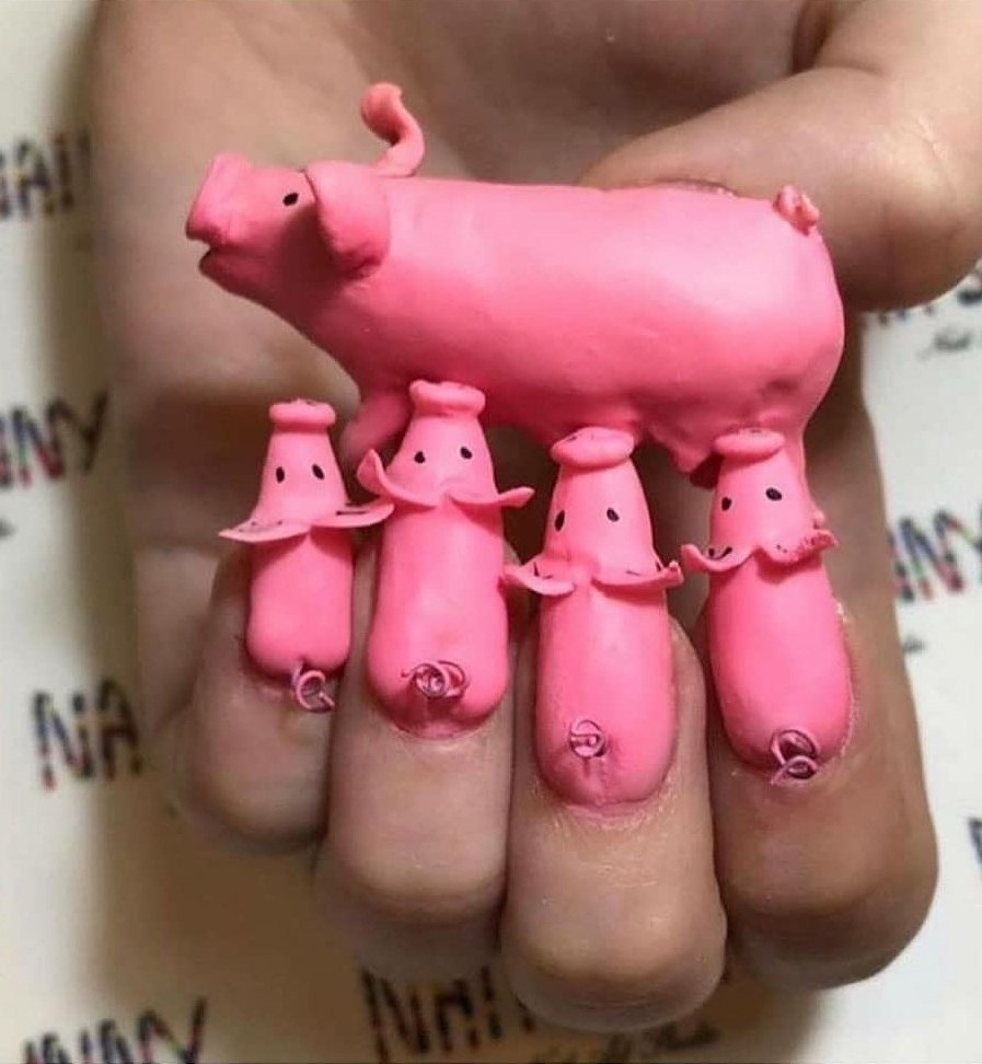 Некрасивый маникюр