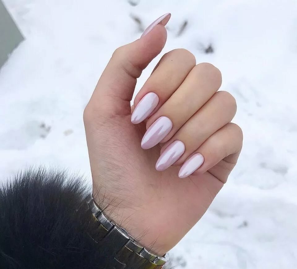 Матовый нюдовый миндаль