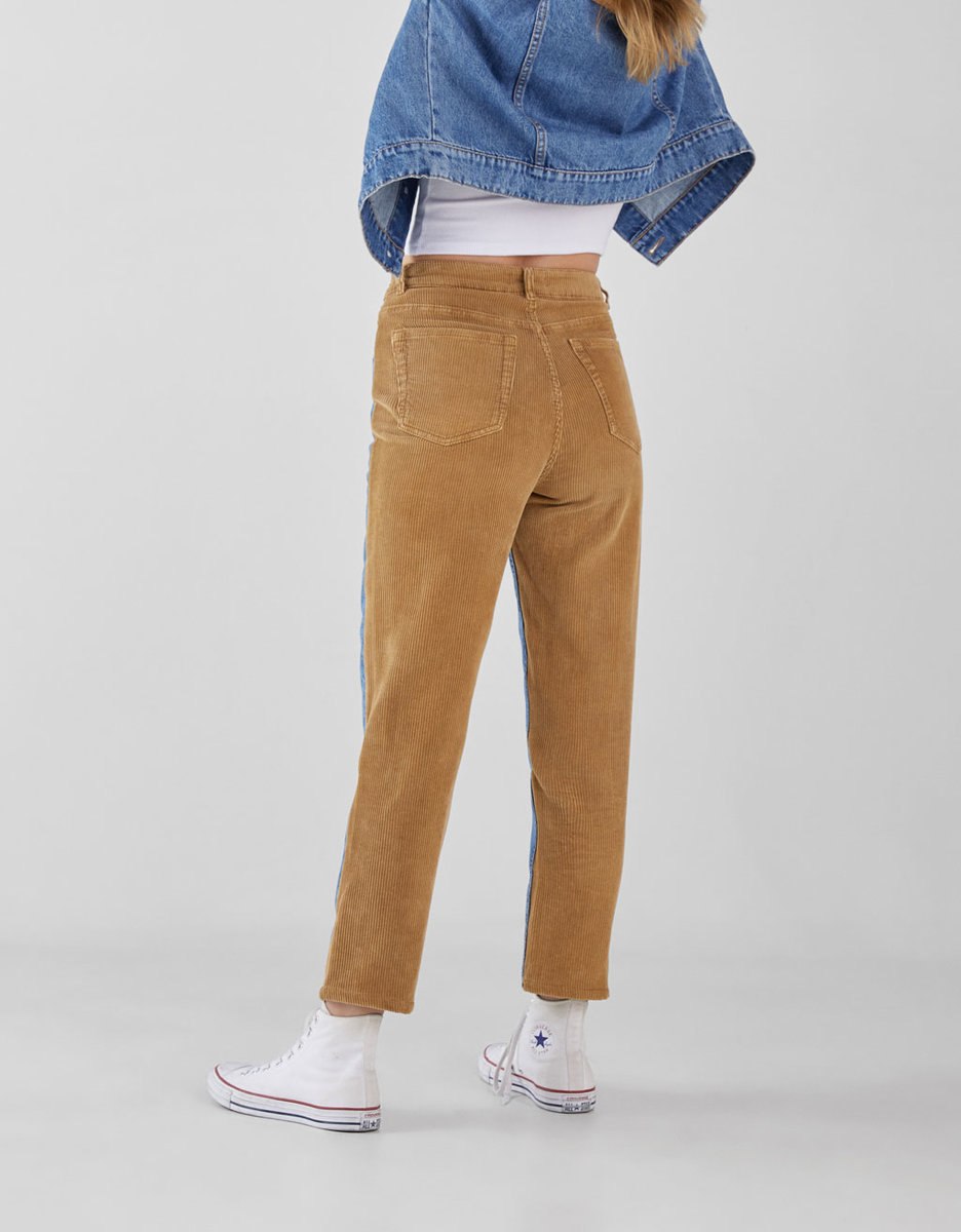 Джинсы Zara мом с высокой талией