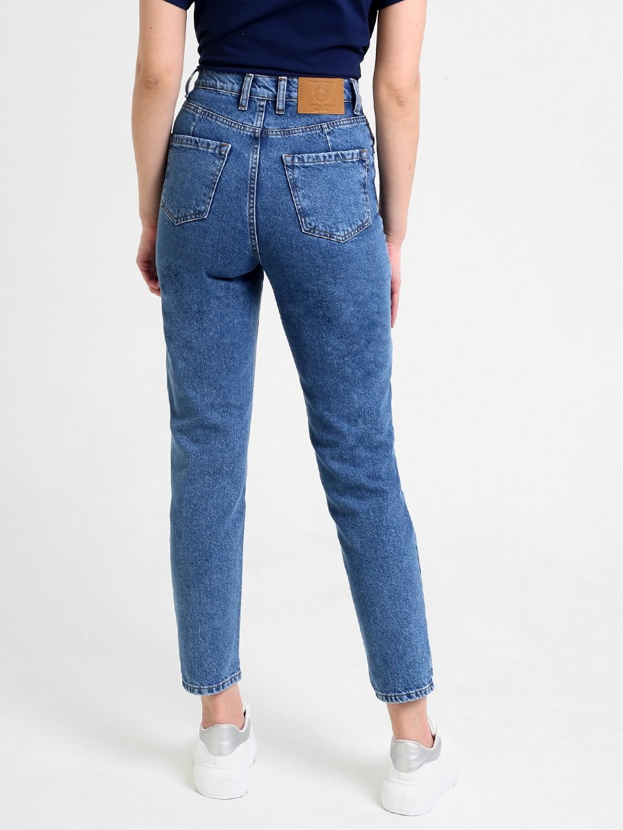 Джинсы мом фит Denim go