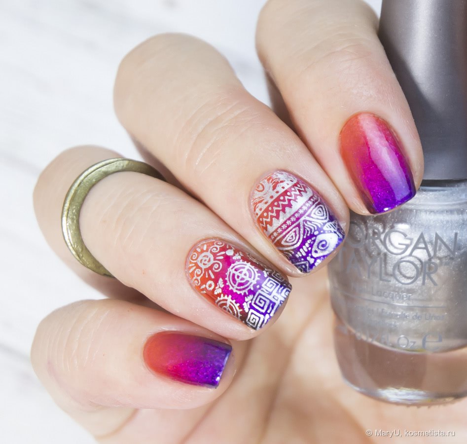 Маникюр со стемпингом идеи