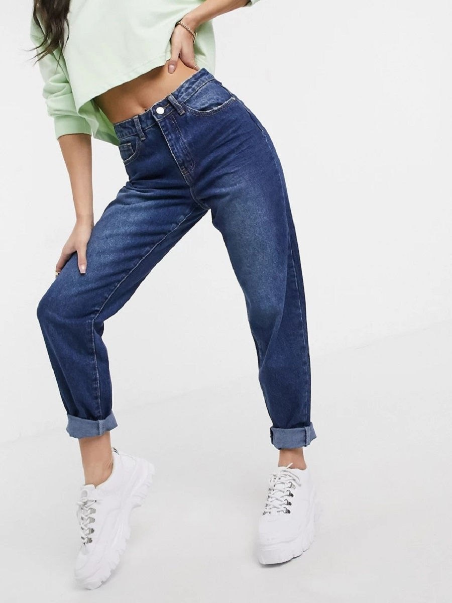 Джинсы High Rise mom Fit