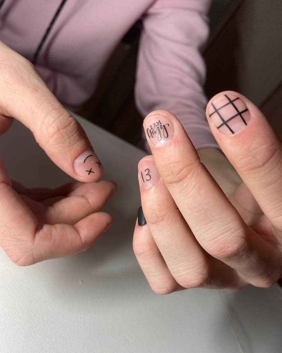 Мужской маникюр дизайн