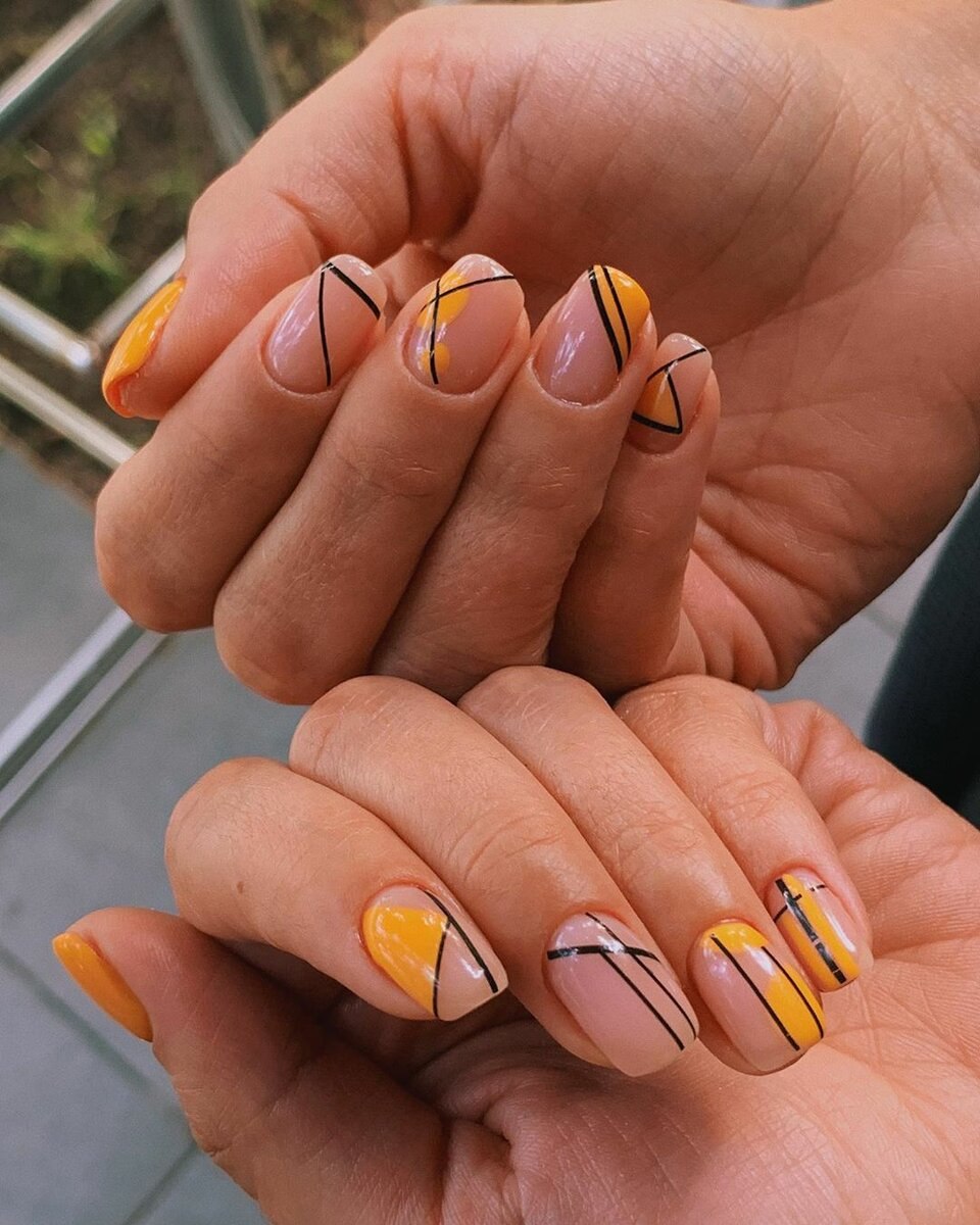 Идеи маникюра на осень легкие