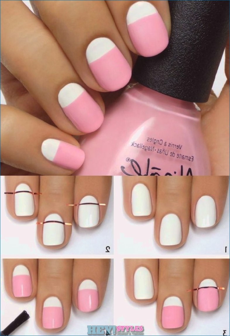 Маникюр на короткие ногтилëгкий