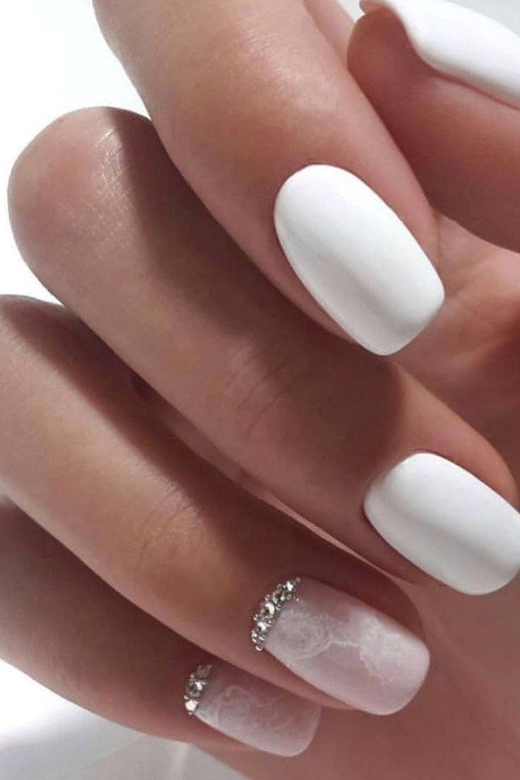 Белые ногти
