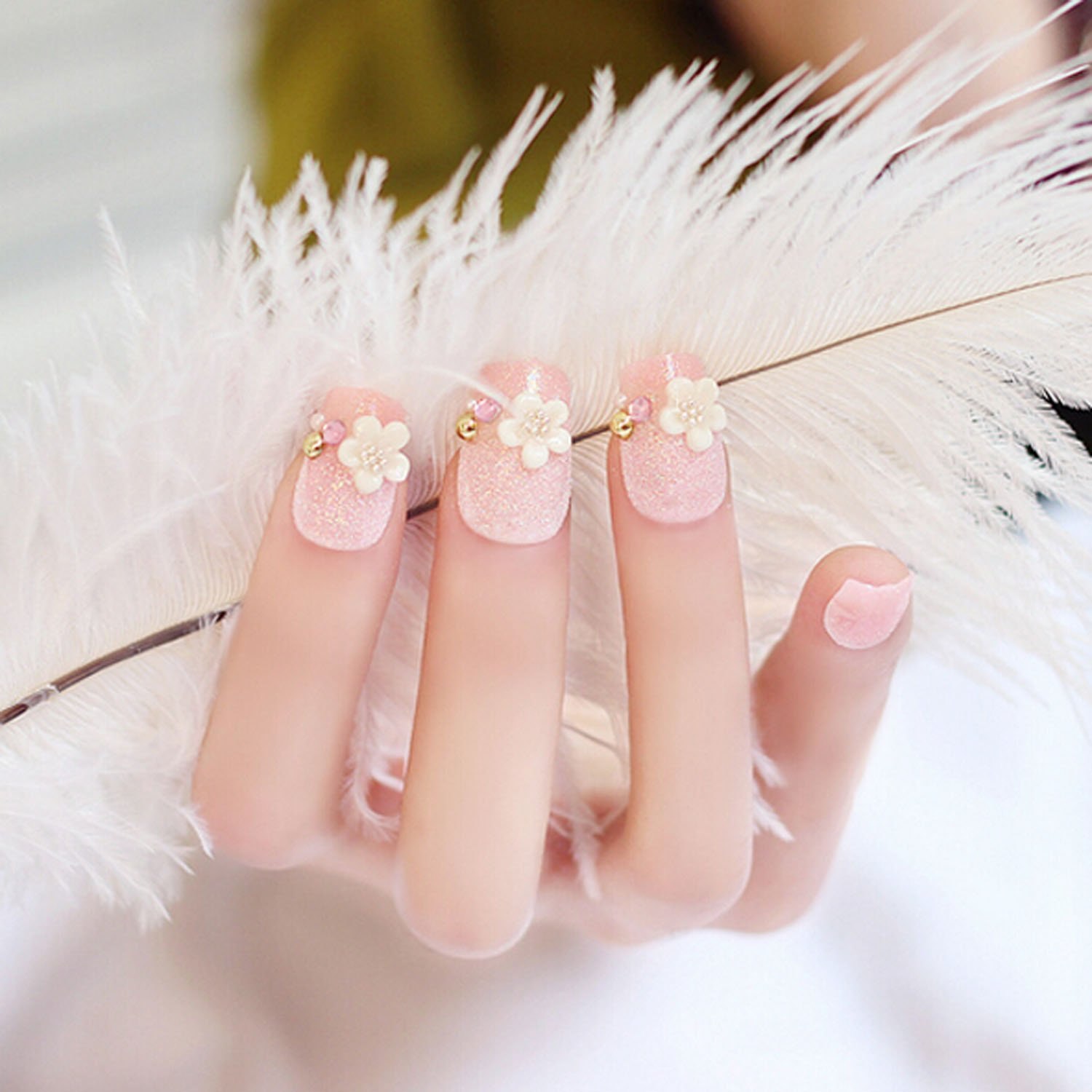 Накладной маникюр. Накладные ногти. Свадебные ногти. Маникюр на свадьбу. Красивые накладные ногти.
