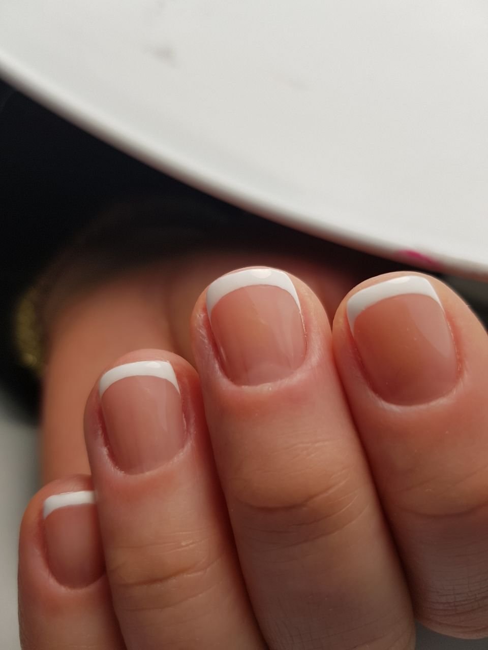 Френч с серой базой фото