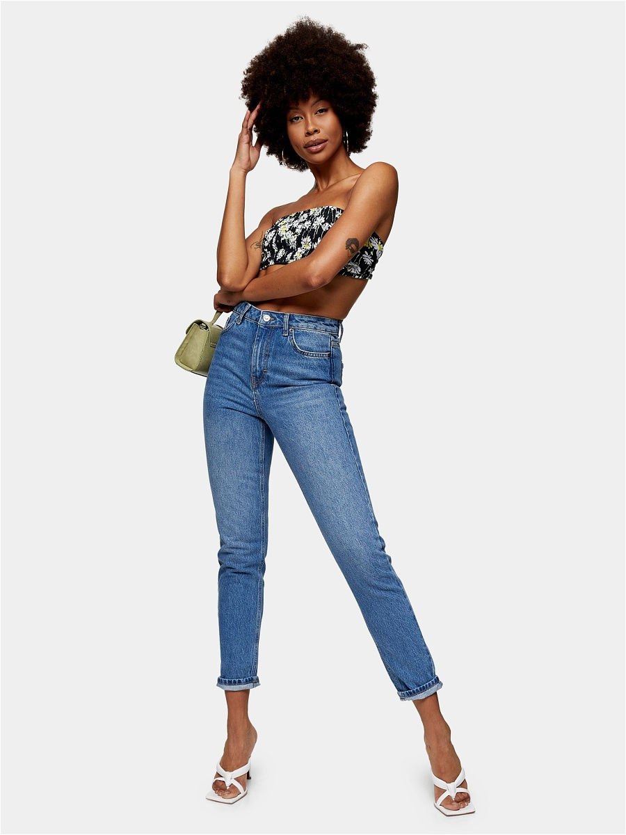Джинсы High Rise mom Fit