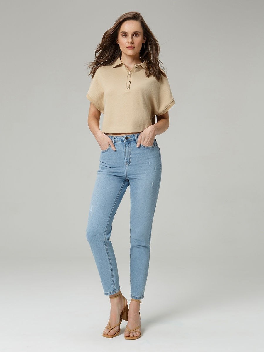 Джинсы Vintage Fit High Waist Denim