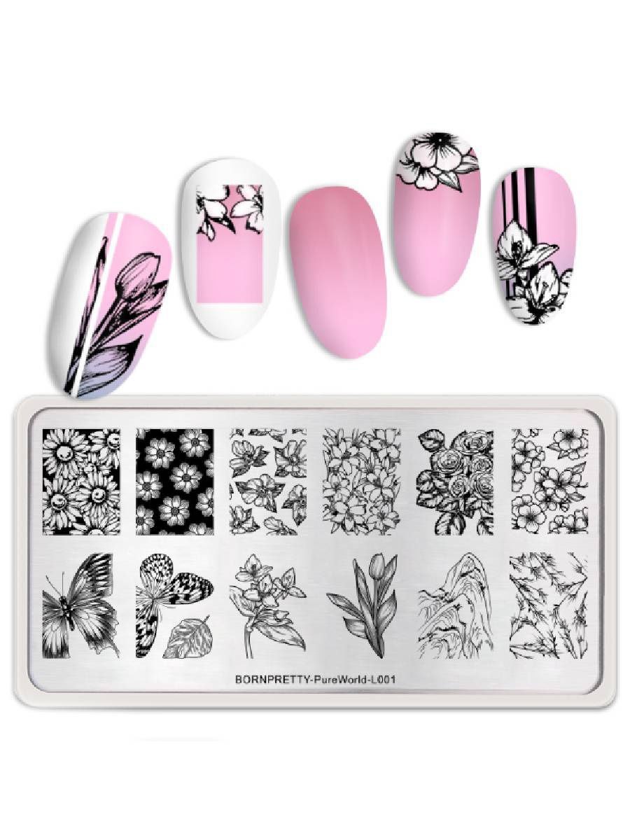 Пластина born pretty Pure World l001