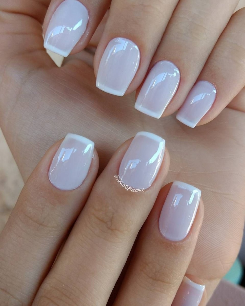 Лунный маникюр пастельные тона (40 фото)