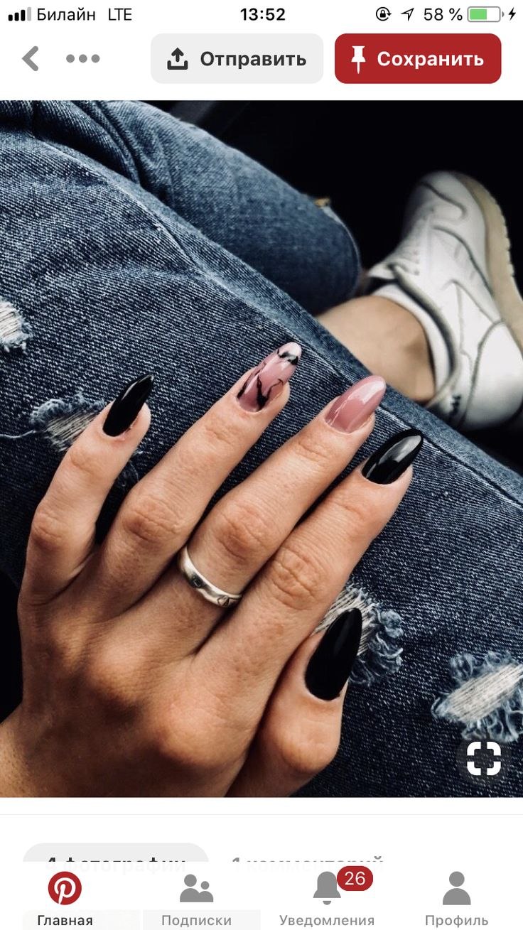 Маникюр разные руки