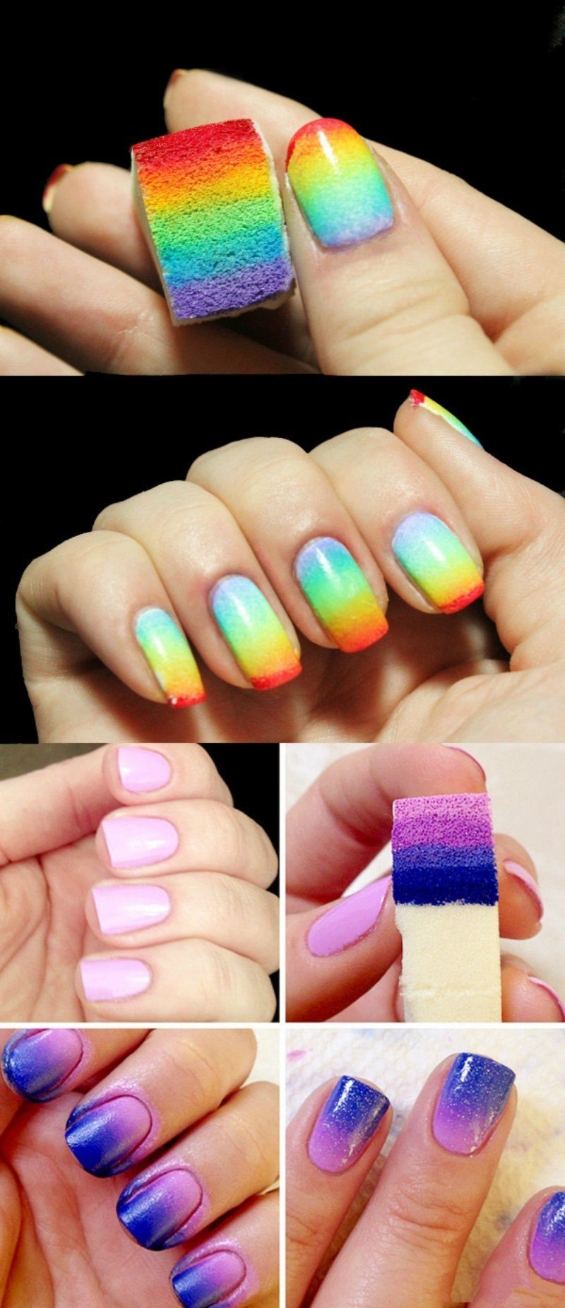 Маникюр градиент