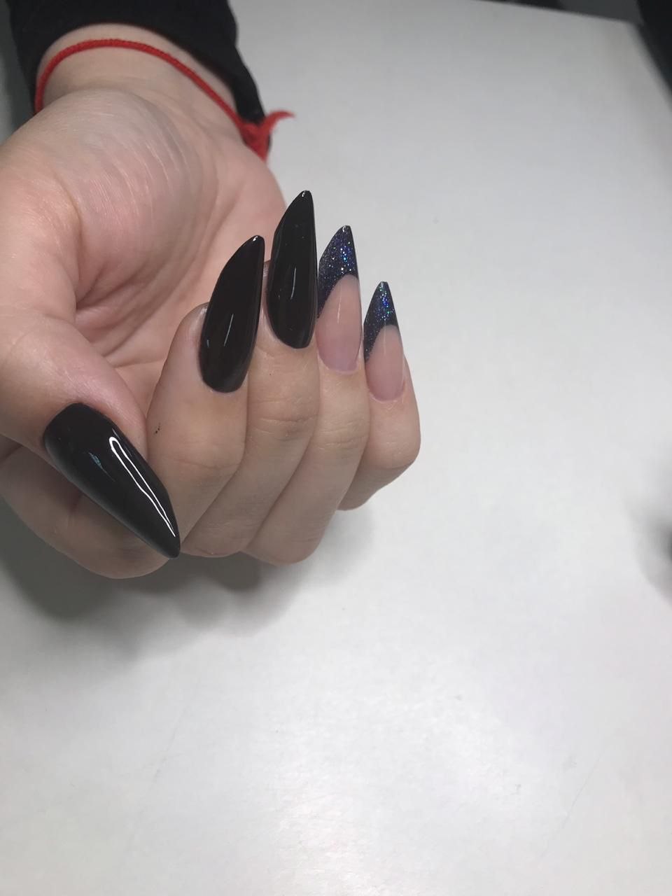 Темный выкладной френч