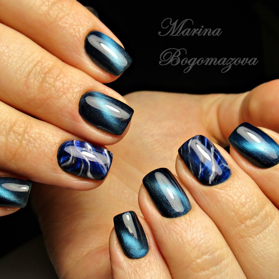 Шеллак синий с зеленым