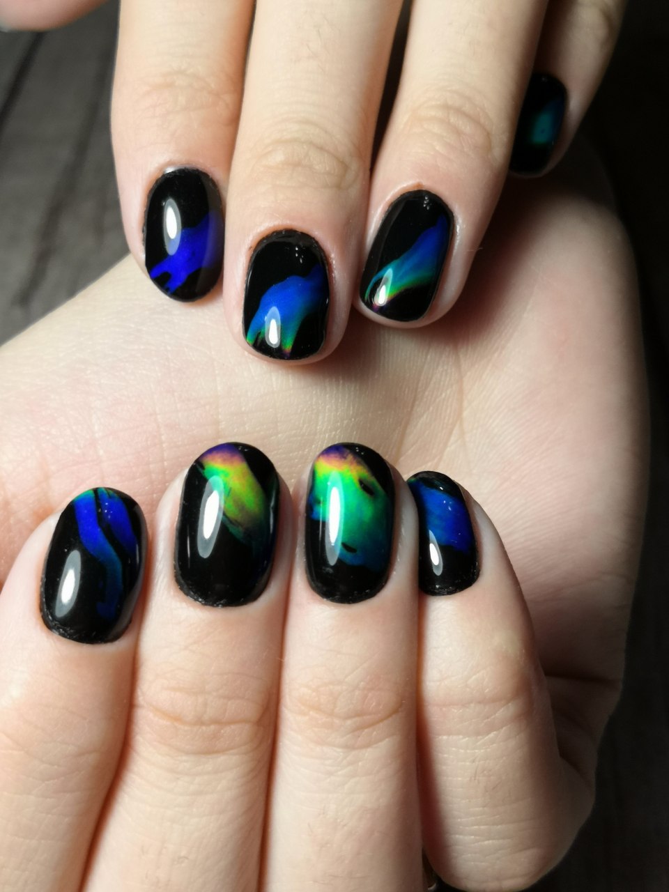 Кошачий глаз 10 д маникюр