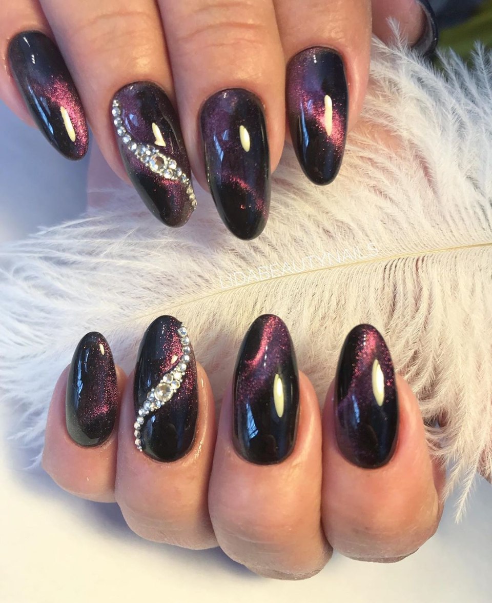 Ноготочки кошачий глаз