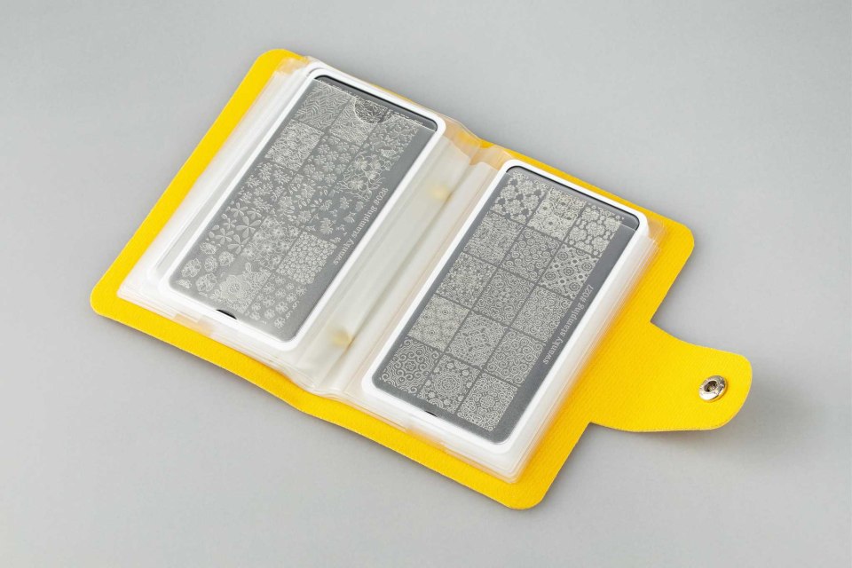 Кейс для пластин Swanky Stamping, на 20 пластин, белый,