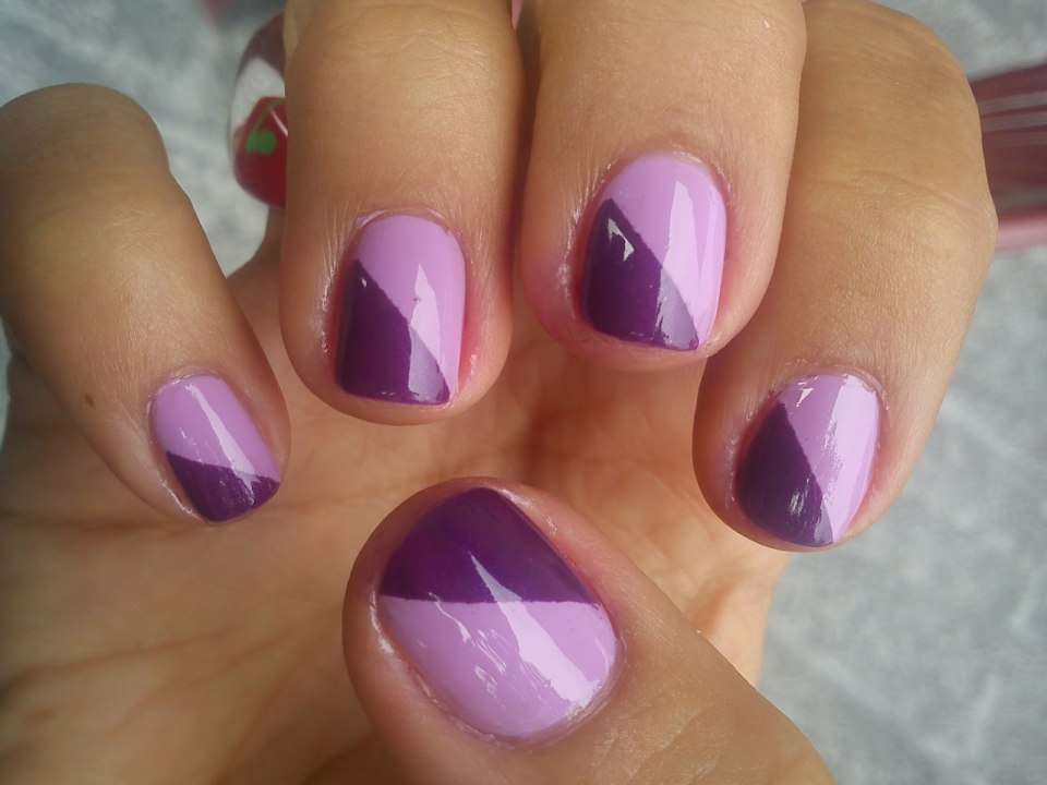 Маникюр с паутинкой на короткие ногти