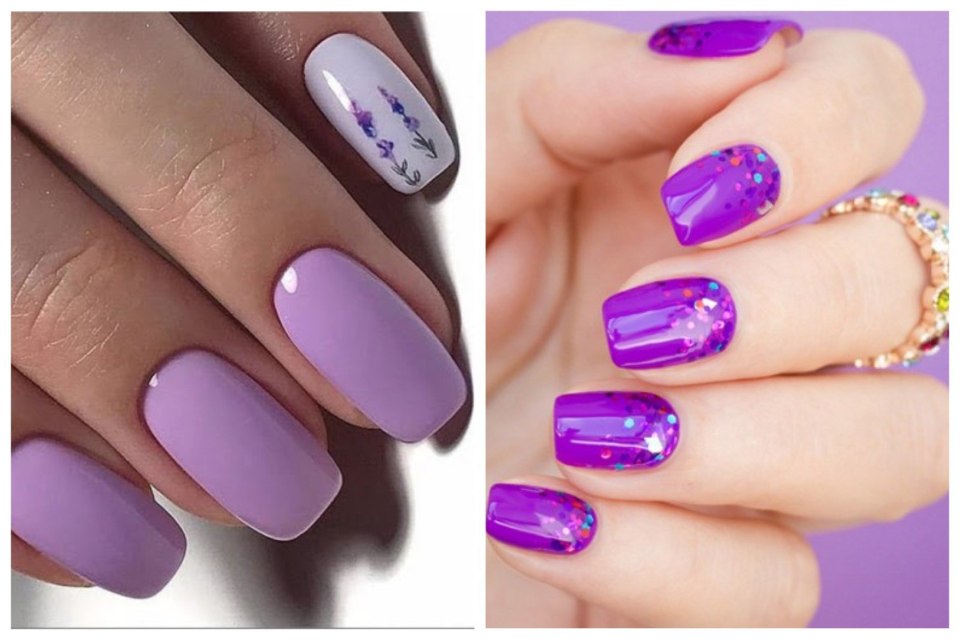 Маникюр с цветными точками