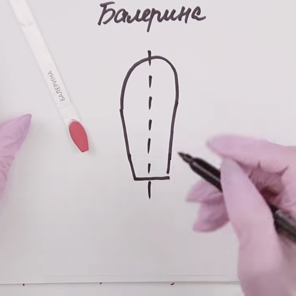 Красивый ноготь вектор